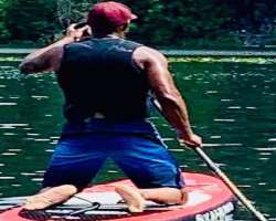 He enjoys boating in his free time He enjoys boating in his free time.